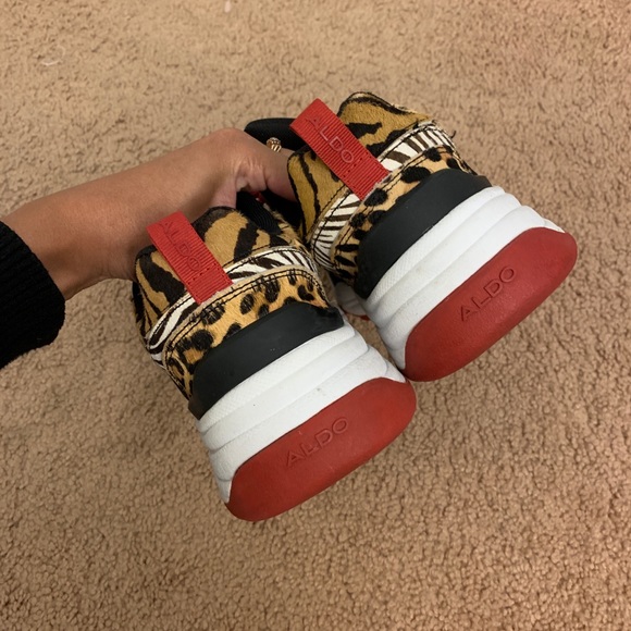 ❗️SOLD❗️Aldo Fashion Animal Print Sneakers - Picture 5 of 6